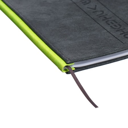 Universal diary for grades 1-11 Oxford, a solid cover of artificial leather, lies, 48 ​​sheets, a light green spine-2