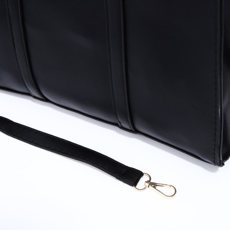 Bag Female Tout with zipper, black color-5