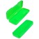 Calligrata Flalgrata Penalus, 70 x 205 x 30 mm, opaque, plastic, neon mix