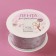Kapron tape with metal thread "Stars and Bindings", 38 mm × 2.7 ± 0.5 m, silver color