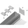 Profile aluminum overhead/suspended ambrella Illumination Profile System, GP2500AL, 2000x25x25 mm, silver color, matte dial