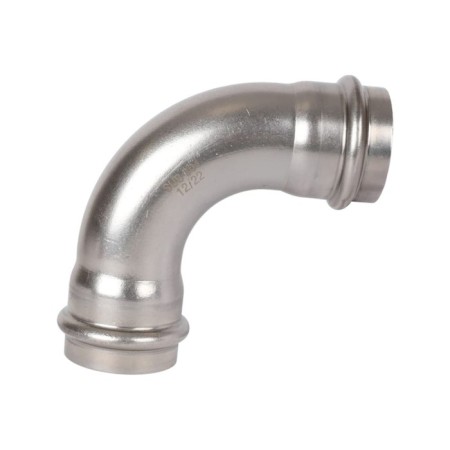 Two-Frame Rommer RSS-0003-000035, VPR-UPR, D = 35 mm, 90 °, press, stainless steel. steel-2