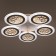 Causteen from PDU 1968/5 LED 170W 3000-6000K Dimmer white 58x58x6 cm Bayerlux