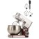 Mixer Pioneer MX322 Planetary, 1000 W, 6 speeds, 5 l, burgundy-silver