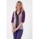 Cardigan Women Wisell, size 44, black color, purple