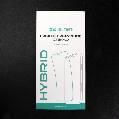 Krutoff protective glass, for itel a17, hybrid, full glue-4