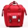 Women's backpack with thermal carman, thermal mosque - portfolio, red color