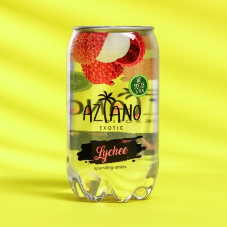 Gas -water water Aziano, Lichi, 350 ml