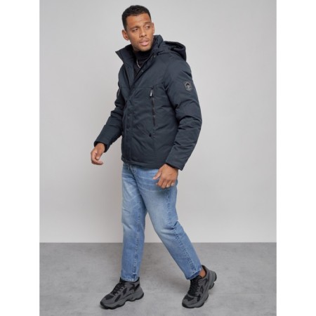 Sports male winter, size 58, dark blue color-10