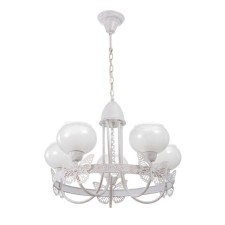 Chandelier 6591212/5 E27 40W white-gold 54x54x28 cm Bayerlux
