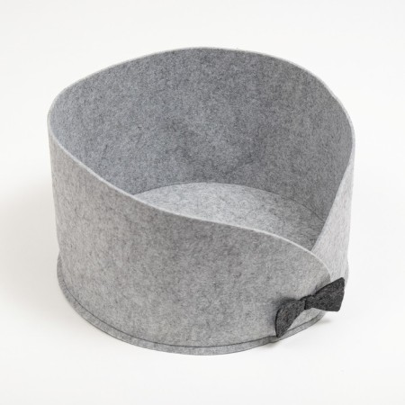 Lying "bow" for animals, felt, 38x38x22 cm-1