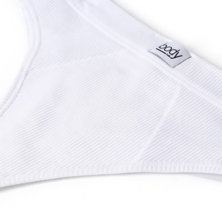 Panties female Braziliana, white color, size 50 (xl)-4