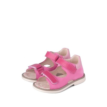 Baby sandals, size 24, pink color