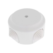 BYLLECTRICA distribution box Retro KM-449, 95x95x45 mm, IP20, Rev. mouth., white