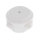 BYLLECTRICA distribution box Retro KM-449, 95x95x45 mm, IP20, Rev. mouth., white