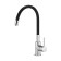Santek and Tesio kitchen mixer, flexible surge, chrome