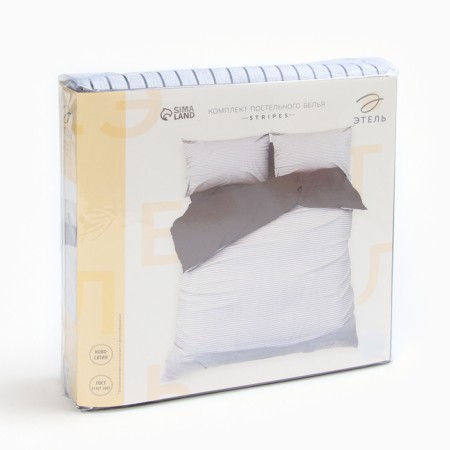 Bed linen Ethel euri Stripes 200x215 cm, 225x240 cm, 50x70 ± 3 cm - 2 pcs, Novosatin-4