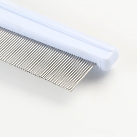 Comb "comfort" with frequent teeth, non -slip pen, 21 x 3.5 cm, blue-2