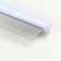 Comb "comfort" with frequent teeth, non -slip pen, 21 x 3.5 cm, blue