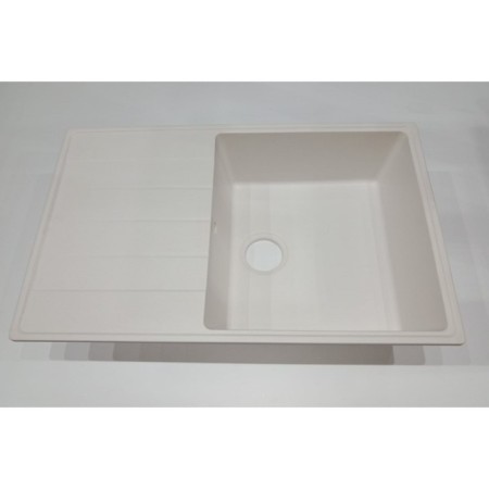 Kitchen Quartz Motor Ulgran Quartz Prima 780, 780x500 mm, color 01 jasmine
