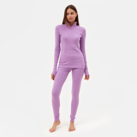 Women's thermal underwear (longshit, leggings) minku color purple, size 52-5