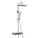 The shower system wasserkraft a113.069.126.ch Thermo, tropical shower, thermostat, chrome