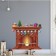 Sticking plastic interior color "New Year's fireplace" 50x70 cm