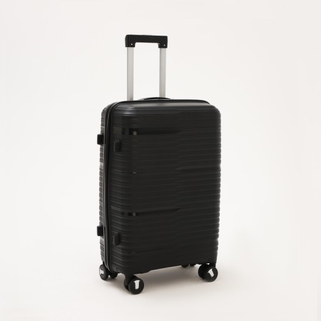 Middle suitcase 24 ", lightning department, code castle, 4 wheels, black color-1