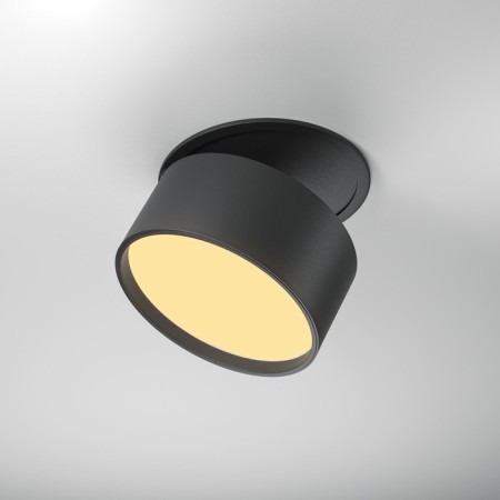 Built-in lamp Technical DL024-12W-DTW-B ONDA, 85x85x66 mm, LED, 12W, 640LM, black color black-10