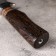 Hunting knife "Siberian" 27.5mm, blade 145mm/3.2mm, brown