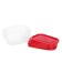 Set of plastic containers Oursson, CP2582S/RD, rectangular, 5 pcs., 450 ml