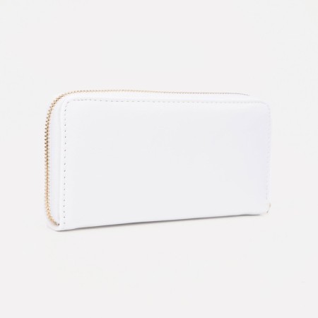 Women's wallet with lightning, white color-1