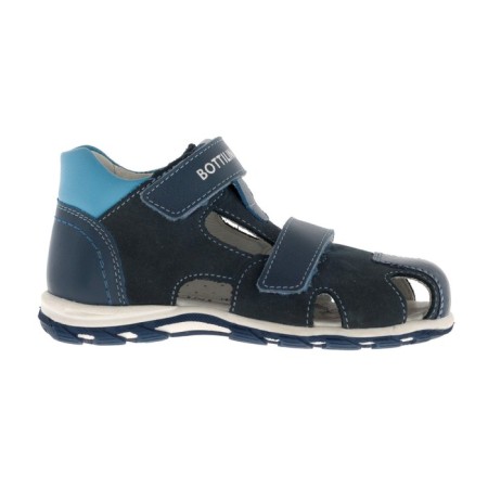 Baby sandals, size 33, jeans color-1