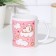 Gift set "School graduate!" organizer, mug, pink, bunny