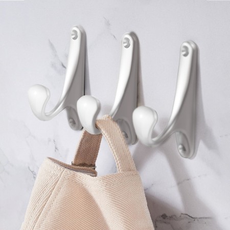 Cappio Classic furniture hook, one -rod, white-5