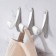 Cappio Classic furniture hook, one -rod, white