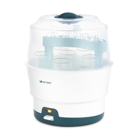 Sterilizer KitFort KT-2315, steam, up to 15 minutes, 6 bottles, from the network