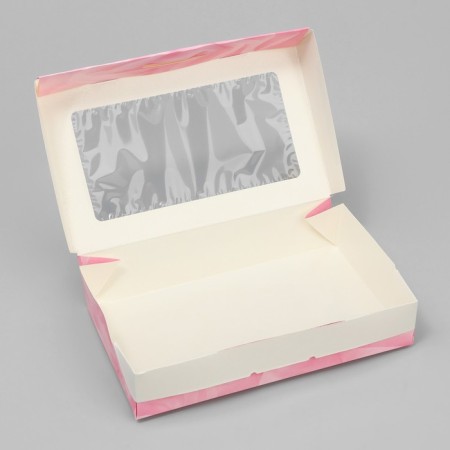 Confectionery packaging, a box with lamination "Fabric", 20 x 12 x 4 cm-1