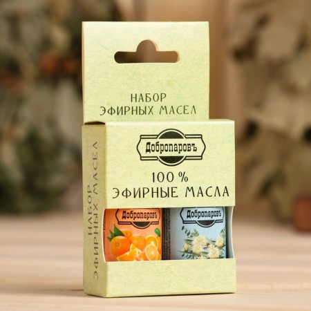 Набор эфирных масел эвкалипт, апельсин "Добропаровъ", 2 шт по 17 мл-6