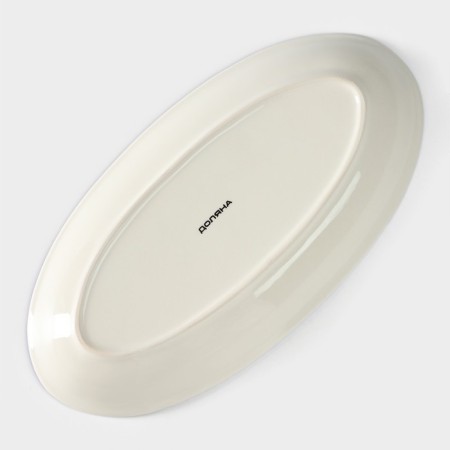 Oval shade "Lemon", 28 × 14.5 cm, white color-3