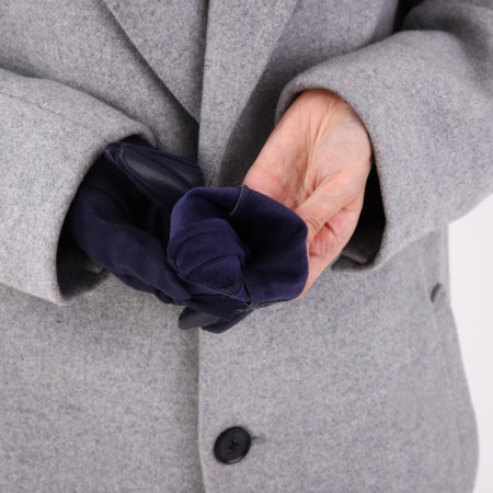 Gloves are female, dimensionless, without insulation, blue color-4
