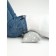 Pillow orthopedic roller with buckwheat luster, size 20x50 cm, stars, color gray