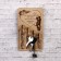 Key (4) "The stronger people love...", 19x11 cm