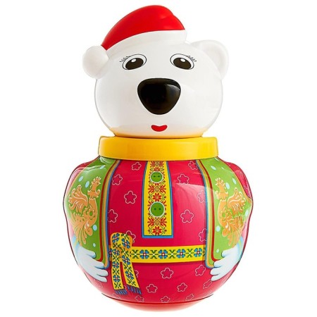 Nevalyashka Small White Bear "Tyoma", mix-4