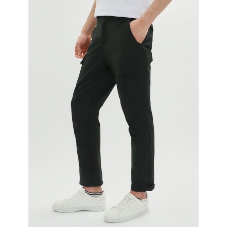 Sports male trousers, size 56, dark green color-5