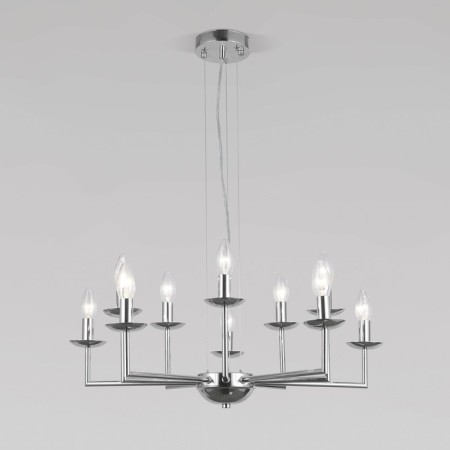 Suspended chandelier in the classic style Cariso, 60W, E14, 70x70x120 cm-1