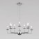 Suspended chandelier in the classic style Cariso, 60W, E14, 70x70x120 cm