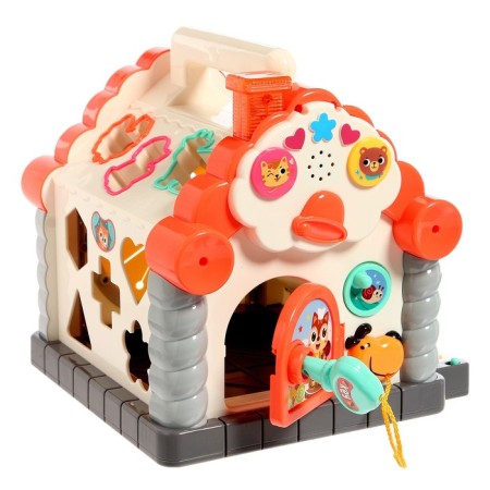 Toy developing logical "house with a pen", light and sound effects, scores, piano, sorter-9