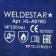 Краги сварщика спилковые WELDESTAR, 350 мм, АВ, усиленные, синие