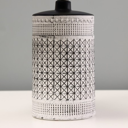 Toronto table lamp E14 40W Black White 22.5x22.5x35cm-3